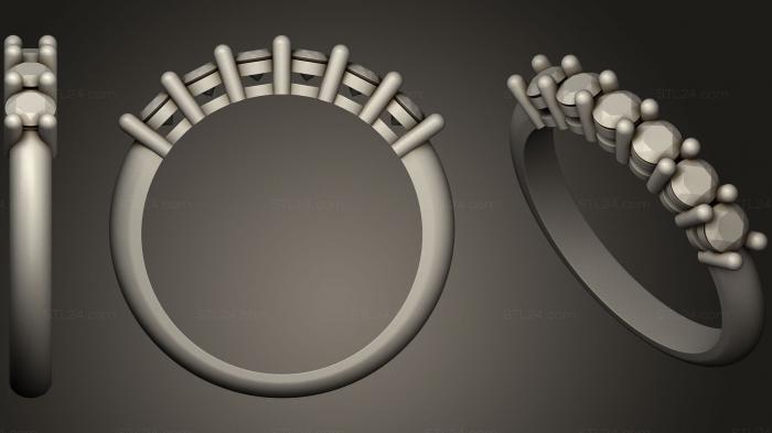 Ювелирные перстни и кольца (Кольцо 164, JVLRP_0646) 3D модель для ЧПУ станка